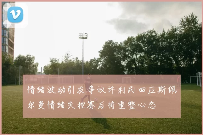 情绪波动引发争议许利民回应斯佩尔曼情绪失控赛后将重整心态